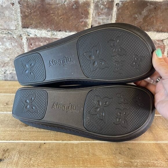 Alegria Classic Capt Corduroy Brown Mule Slip On Wedge Sz Sz 10** - Picture 6 of 9